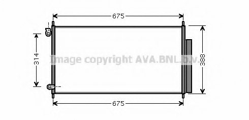 PRASCO HD5185 Condenser, air conditioning